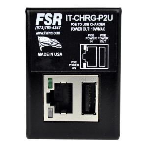 FSR IT-CHRG-P2U-Series PoE to USB Chargers