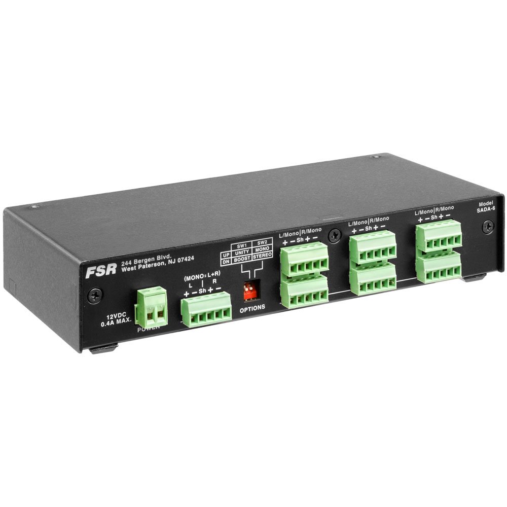 FSR SADA-6 Stereo Audio Distribution Amplifier - view 2