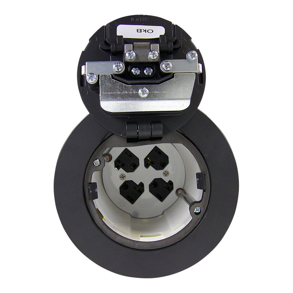 FSR SmartFit-4-Completed 4" Fire Rated Poke Thru Completed Box - view 3