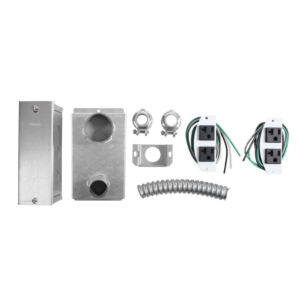 FSR SmartFit-8-Completed 8" Fire Rated Poke Thru Complete Box - view 3