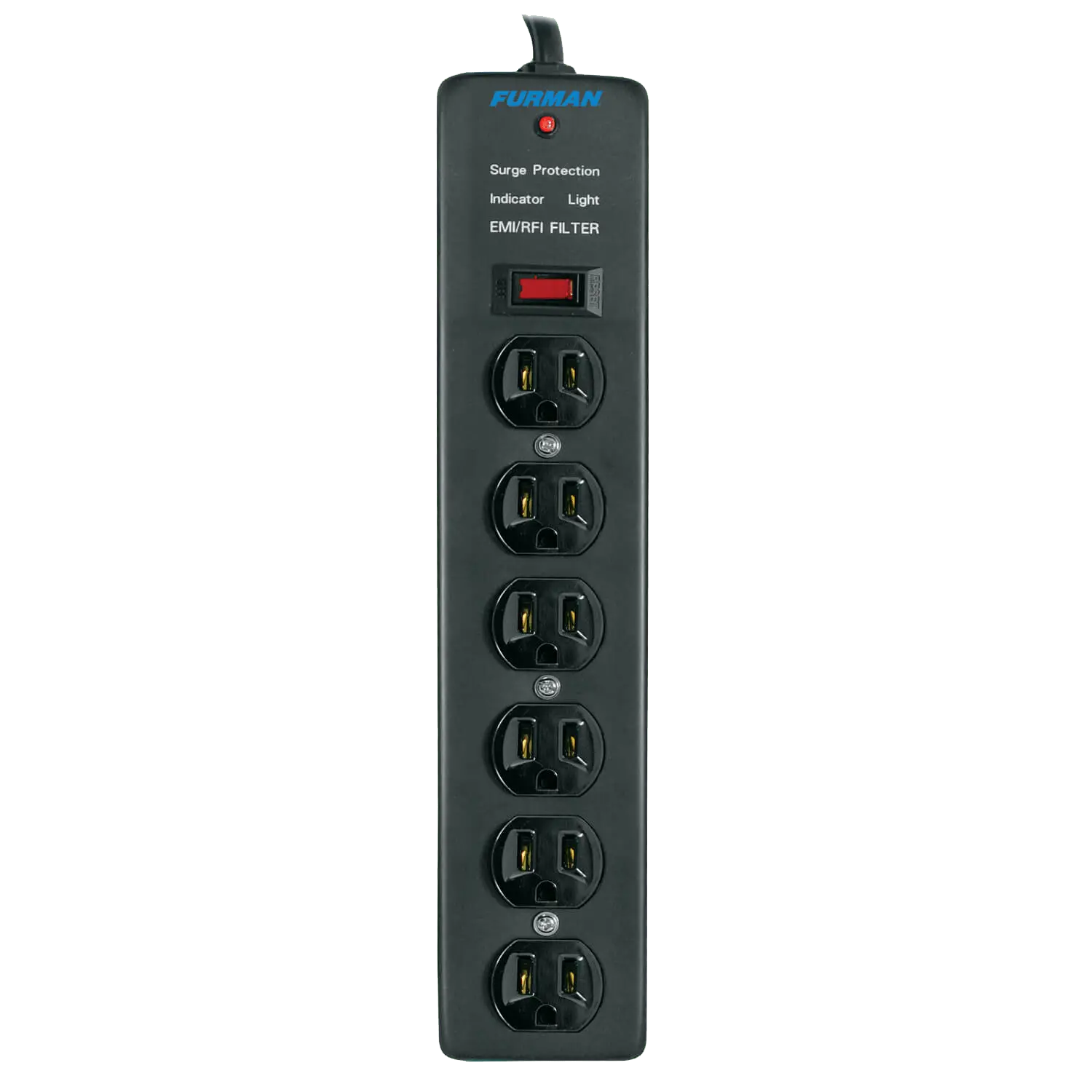 Furman SS-6 Pro Plugs 6-Outlet Power Conditioner Strip with Surge Protection - view 2