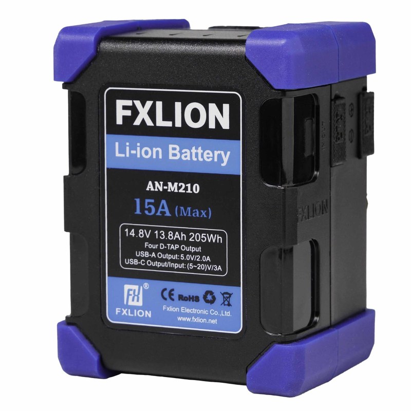 FXLION High Power Square Battery - 14.8V / 205Wh Gold-Mount Battery - view 3