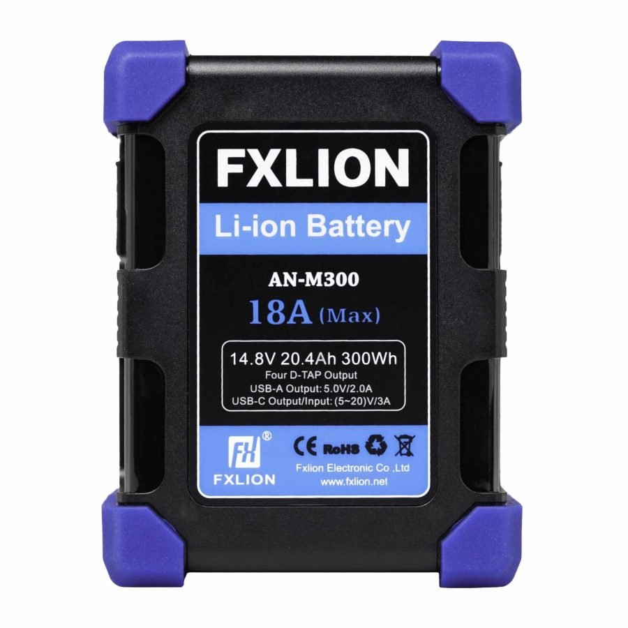 Fxlion High Power Square Battery - 14.8V / 300Wh Gold-Mount Battery