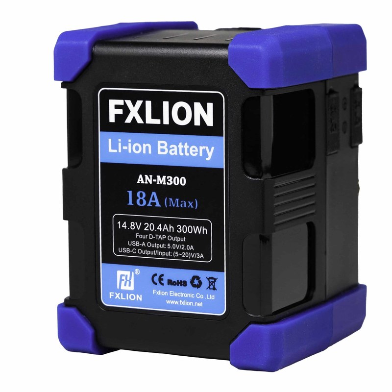 FXLION High Power Square Battery - 14.8V / 300Wh Gold-Mount Battery - view 3