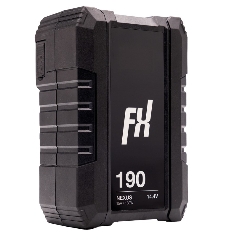 FXLION Nexus BP-190SL - Smart V-Mount Battery with LCD & USB-C - view 2