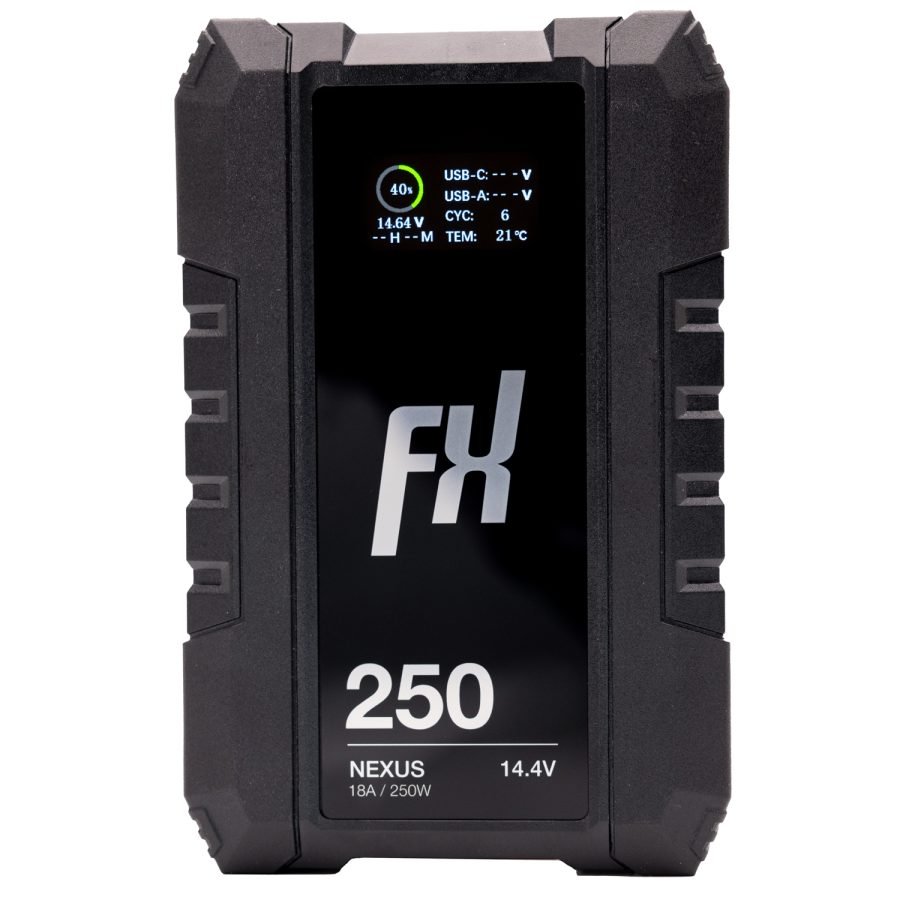 Fxlion Nexus BP-250SL - Smart V-Mount Battery with LCD & USB-C