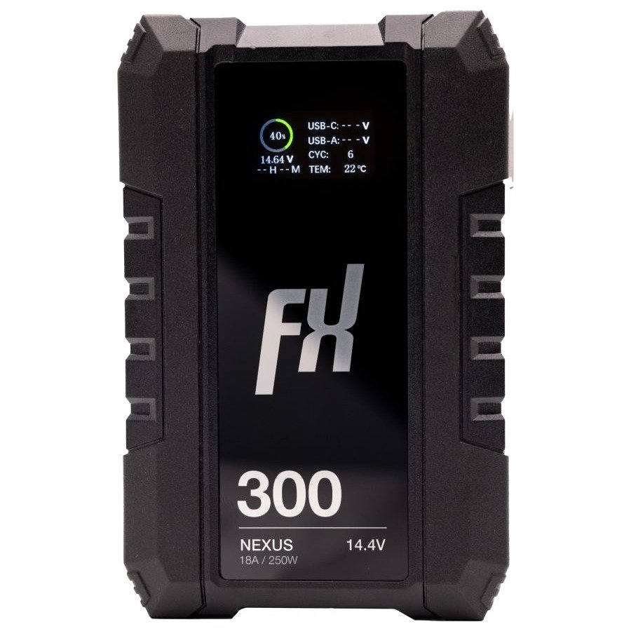 FXLION Nexus BP-300SL - Smart V-Mount Battery with LCD & USB-C product image