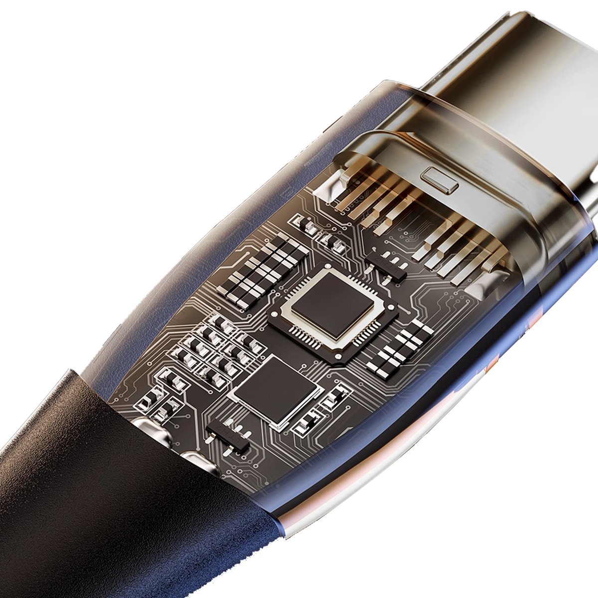 FXLION 100W USB-C PD Cable with OLED Display, 1m - view 2