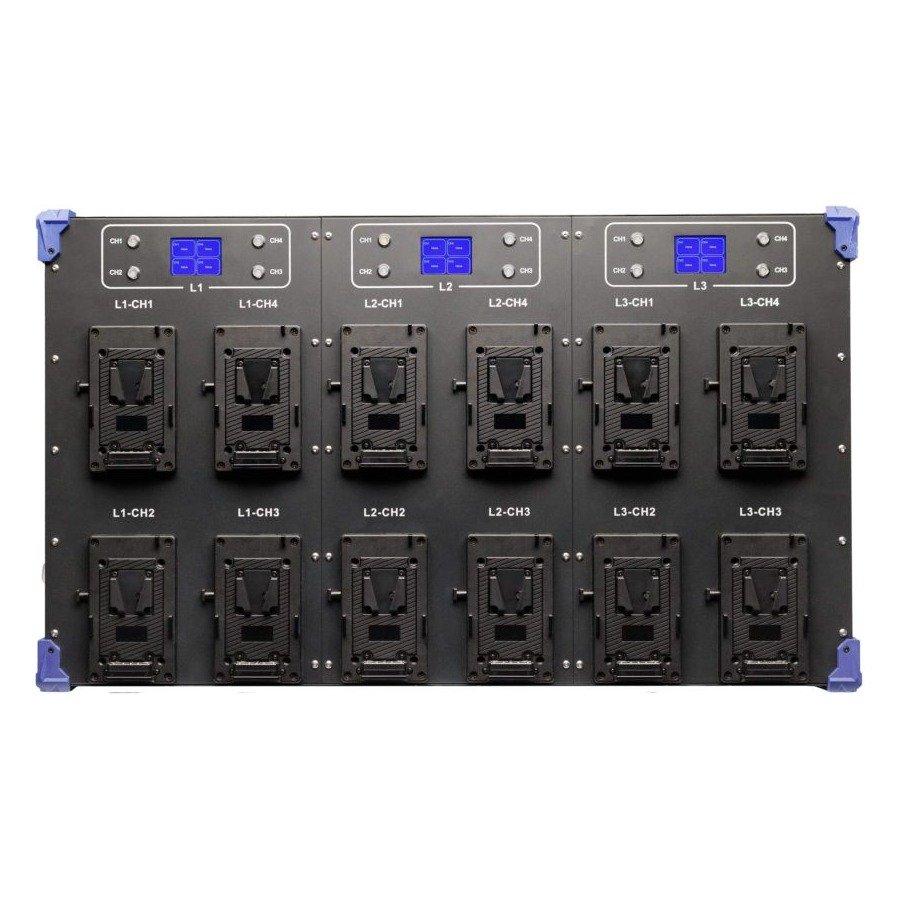 Fxlion 12 CH Bi-Voltage Wall Charger - V-Mount