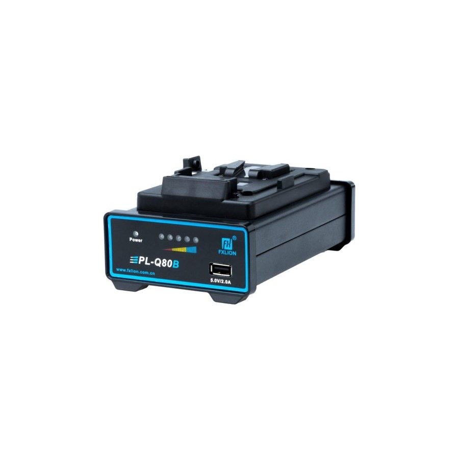 FXLION PL-Q80B 1-Channel V-Mount Fast Charger
