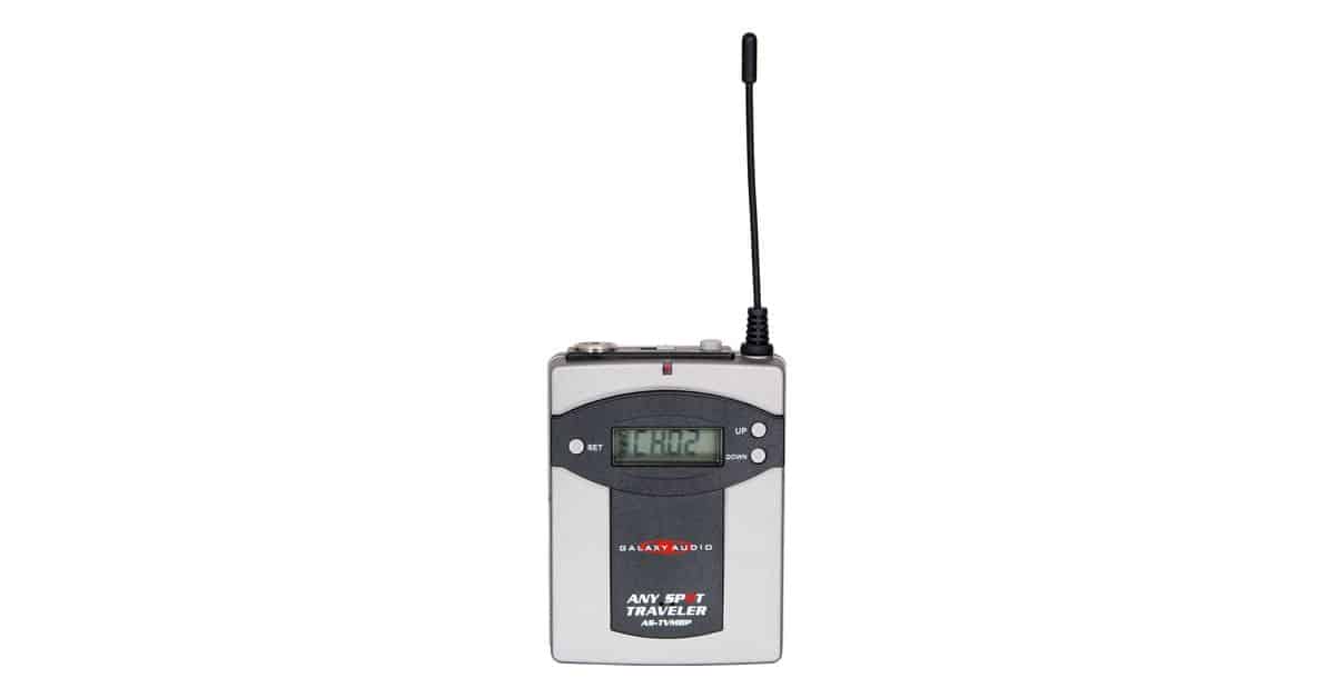 Galaxy Audio AS-TVMBPG Wireless Microphone Body Pack for Traveler TV8/TV10