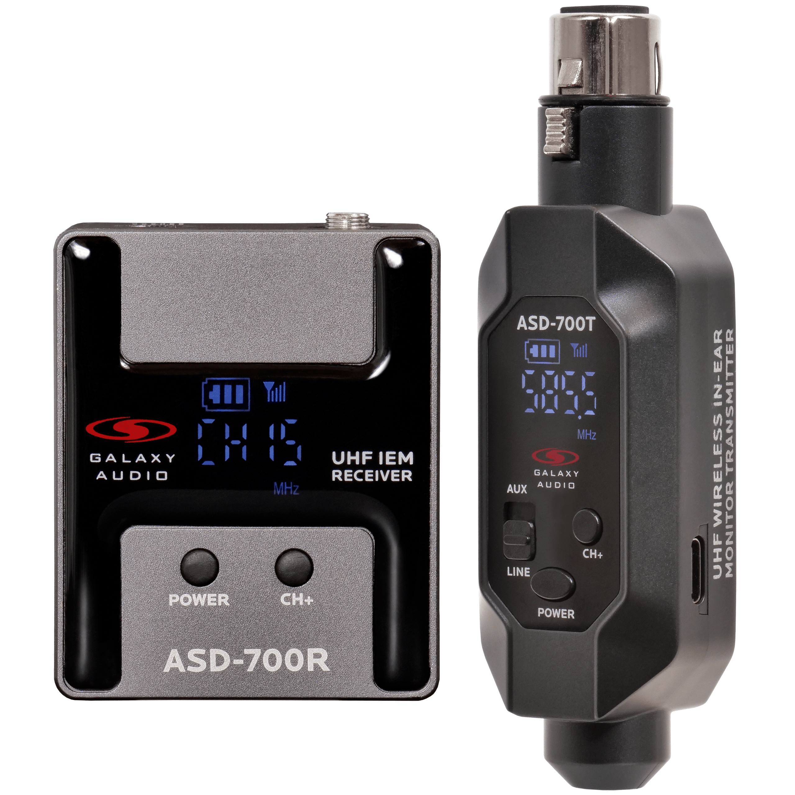 Galaxy Audio ASD-700 Digital UHF Wireless In-Ear Monitor System - view 2
