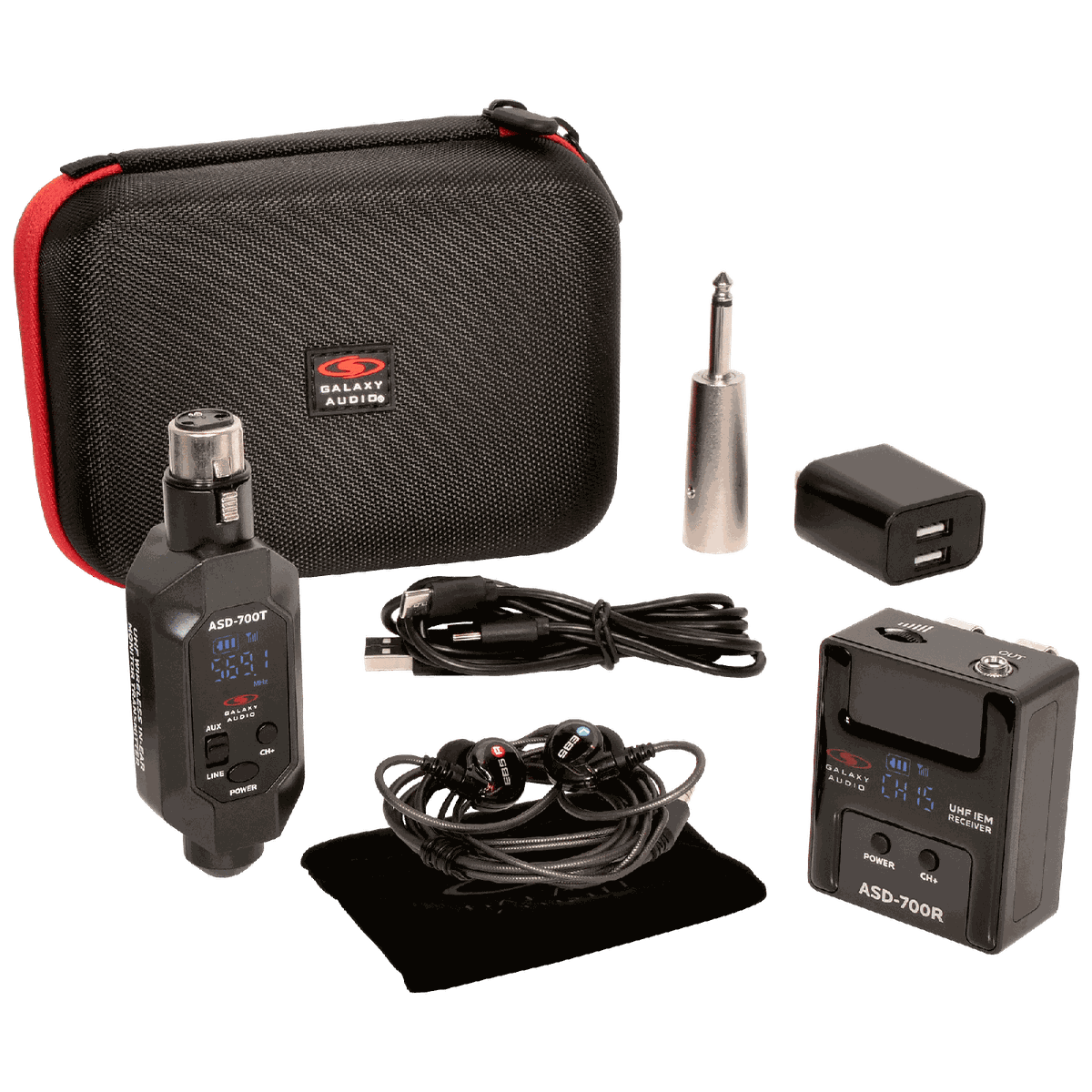 Galaxy Audio ASD-700 Digital UHF Wireless In-Ear Monitor System