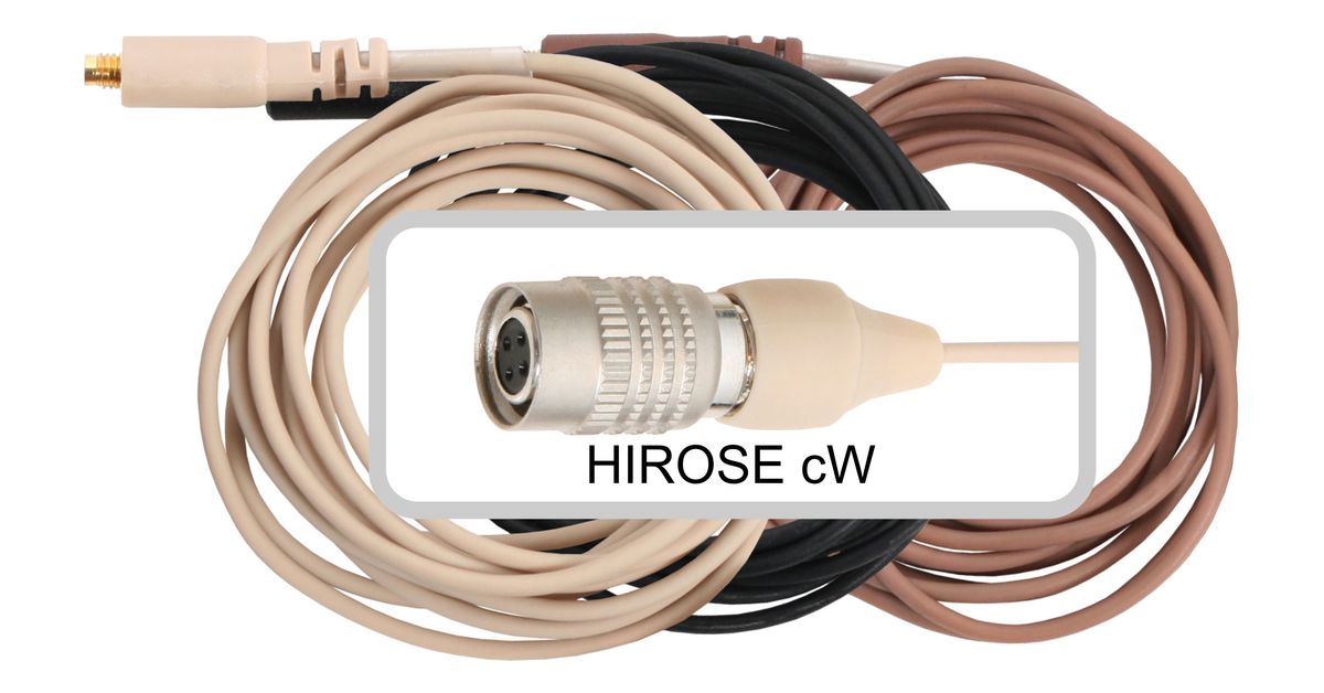 Galaxy Audio CBLATBK Headset Mic Cable for Audio-Technica (4-Pin HIROSE)