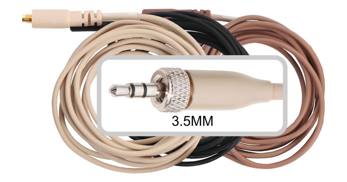 Galaxy Audio CBLSEN Headset Mic Cable for Sennheiser (3.5 mm)