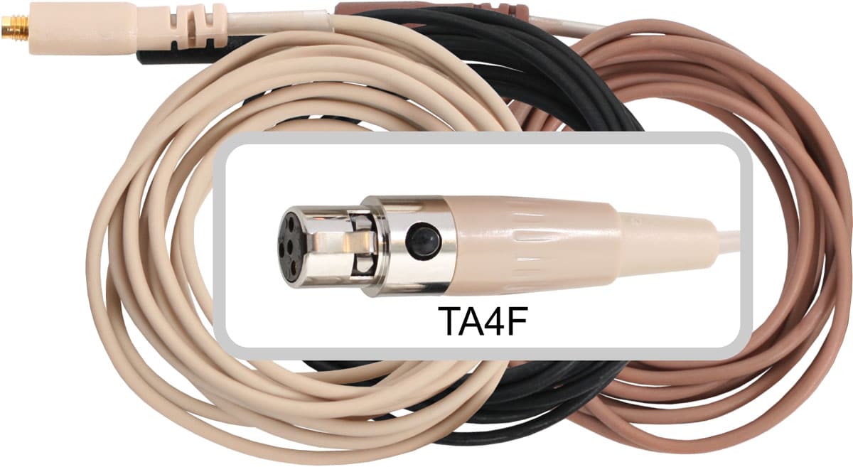 Galaxy Audio CBLSHUBK Headset Mic Cable for Shure (TA4F) product image