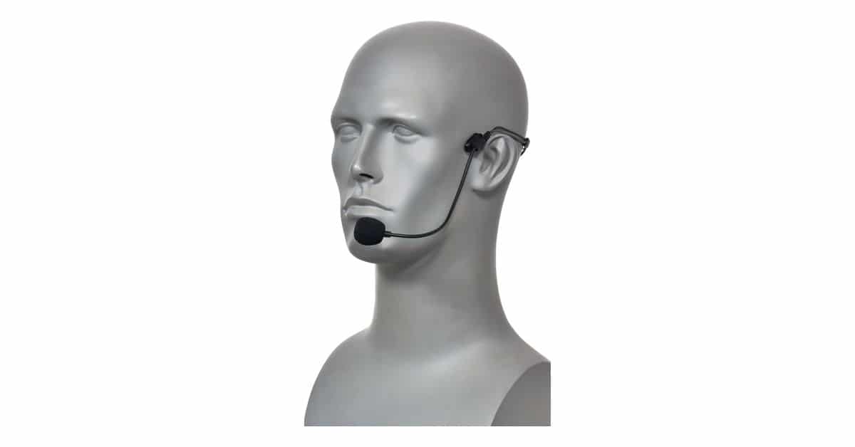 Galaxy Audio HS13-UBK Unidirectional Wrap-Around Headset Microphone - view 2