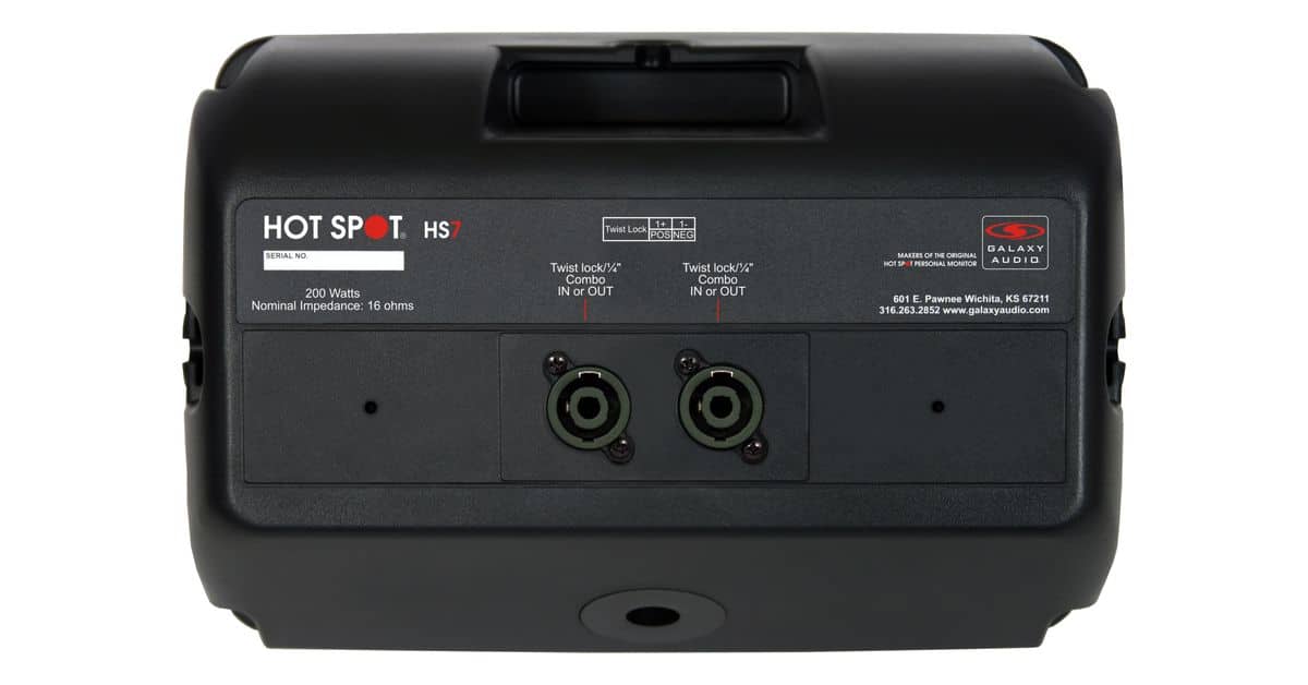 Galaxy Audio HS7 Hot Spot Personal Vocal Monitor - view 5