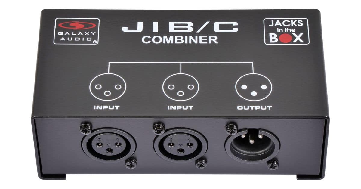 Galaxy Audio JIB/C XLR and Microphone Combiner