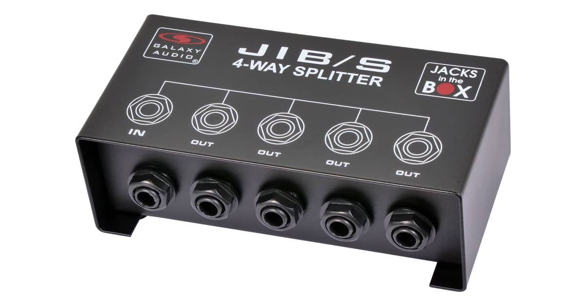 Galaxy Audio JIB/S Four-Way 1/4 inch Splitter - view 2