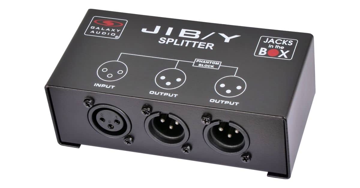 Galaxy Audio JIB/Y 2-Way XLR Splitter - view 2