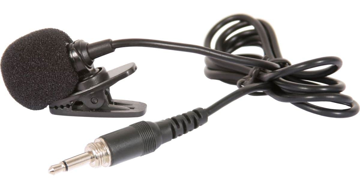 Galaxy Audio LV13-UBK Unidirectional Lavalier Microphone