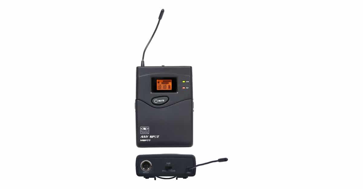 Galaxy Audio MBP77 Wireless Microphone Body Pack
