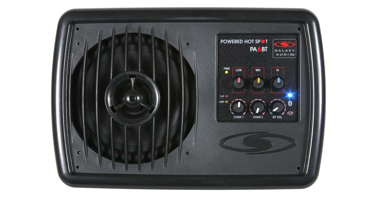 Galaxy Audio PA6BT Active Compact Personal Stage Monitor - view 2