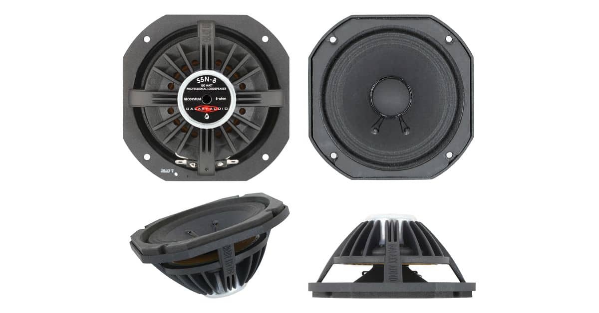 Galaxy Audio S5N-8 5 Inch Neodymium Speaker Driver