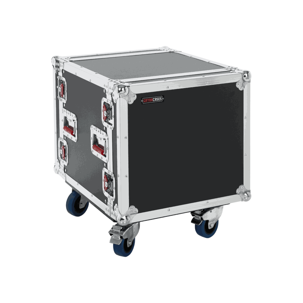 Gator 10U, Standard Audio Road Rack with Casters