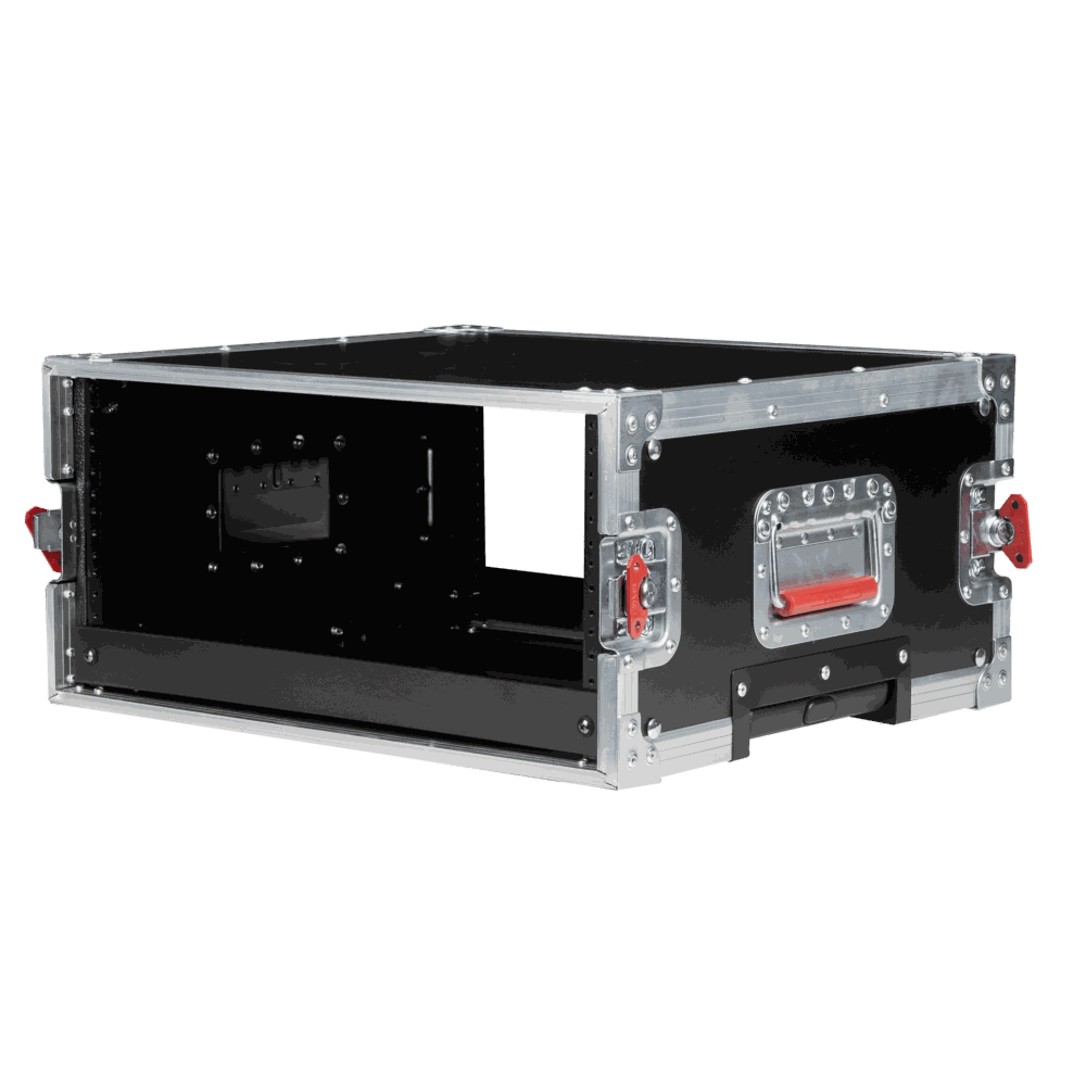 Gator 4U, Standard Audio Road Rack Case, with Wheels - view 7