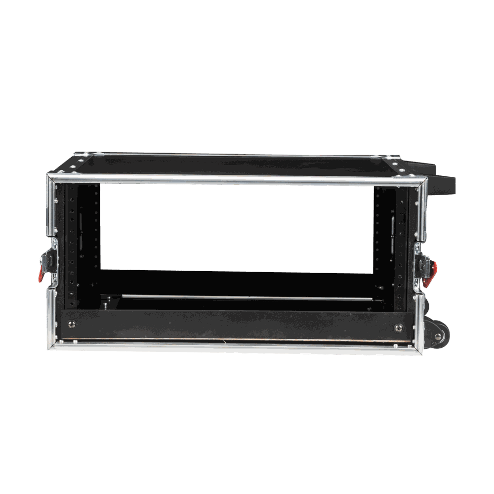 Gator 4U, Standard Audio Road Rack Case, with Wheels - view 8