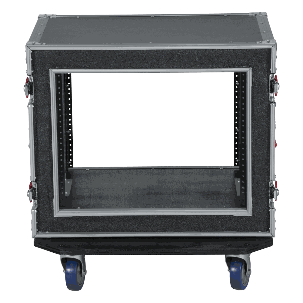 Gator 8U Shock Audio Road Rack Case with Casters - view 5