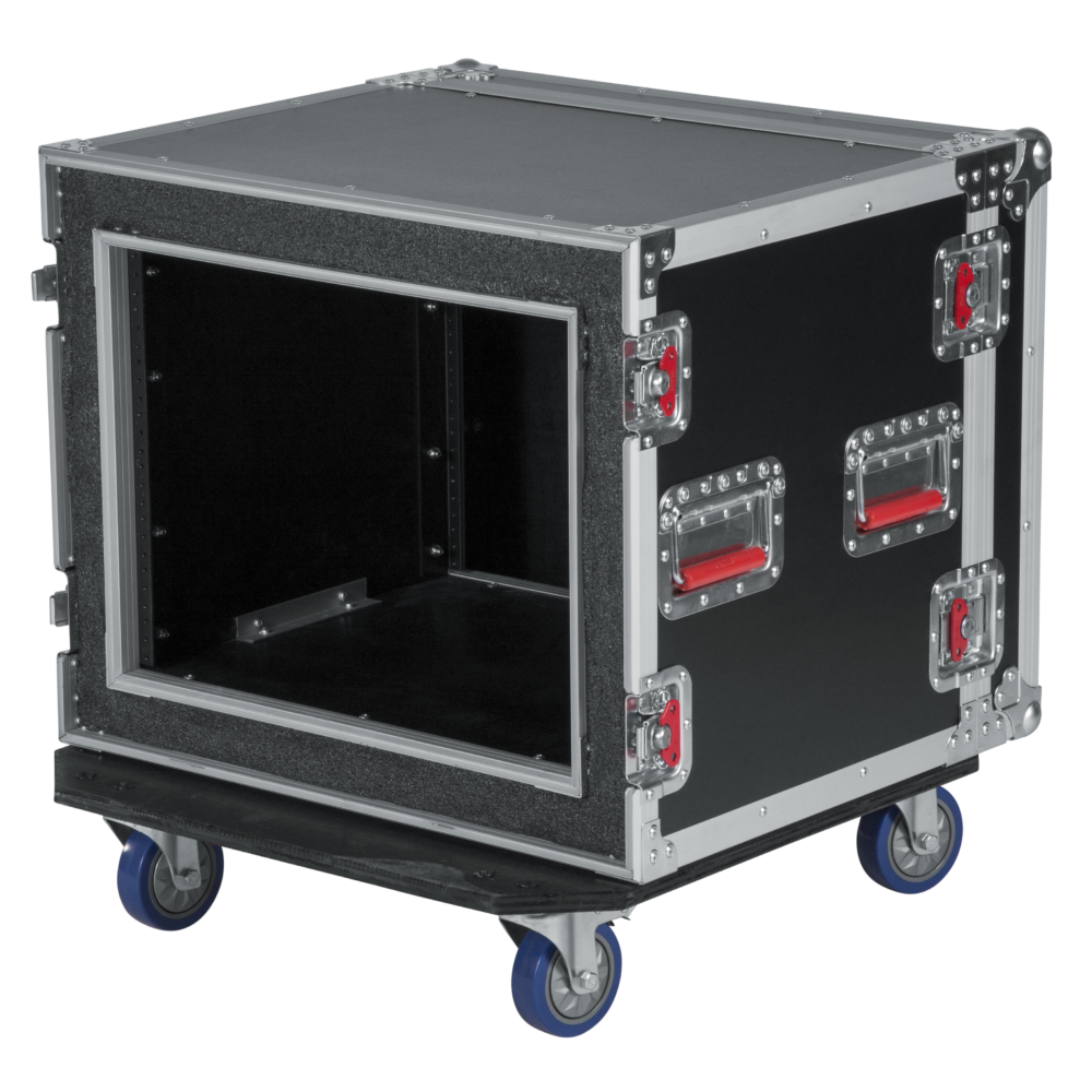 Gator 8U Shock Audio Road Rack Case with Casters - view 8