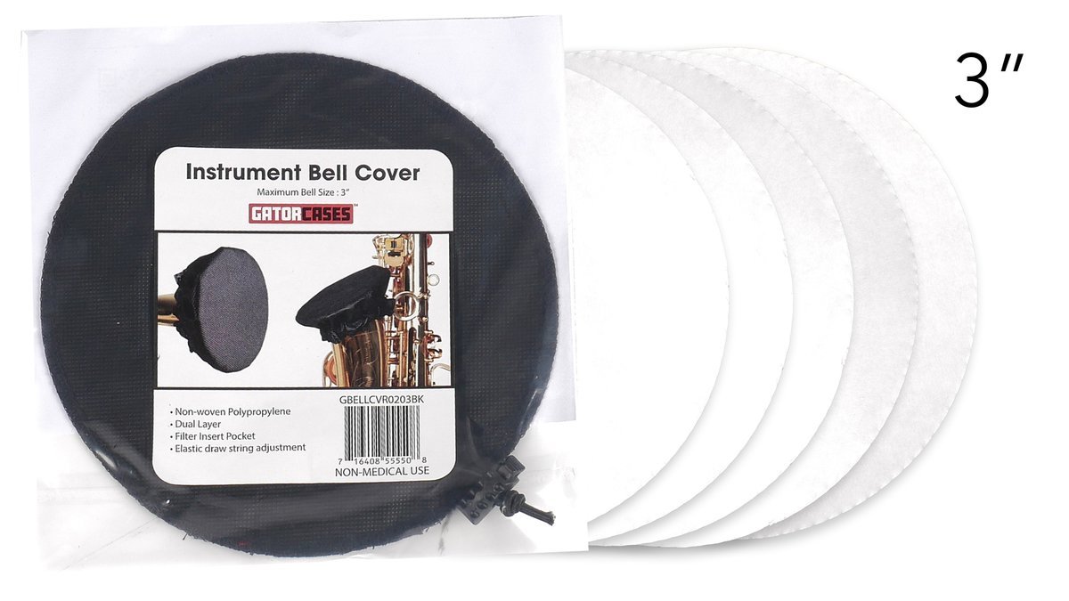 Gator GBELLCVR0203FILTER MERV 13 Replacement Filters for GBELLCVR0203BK Bell Cover, 5-Pack product image