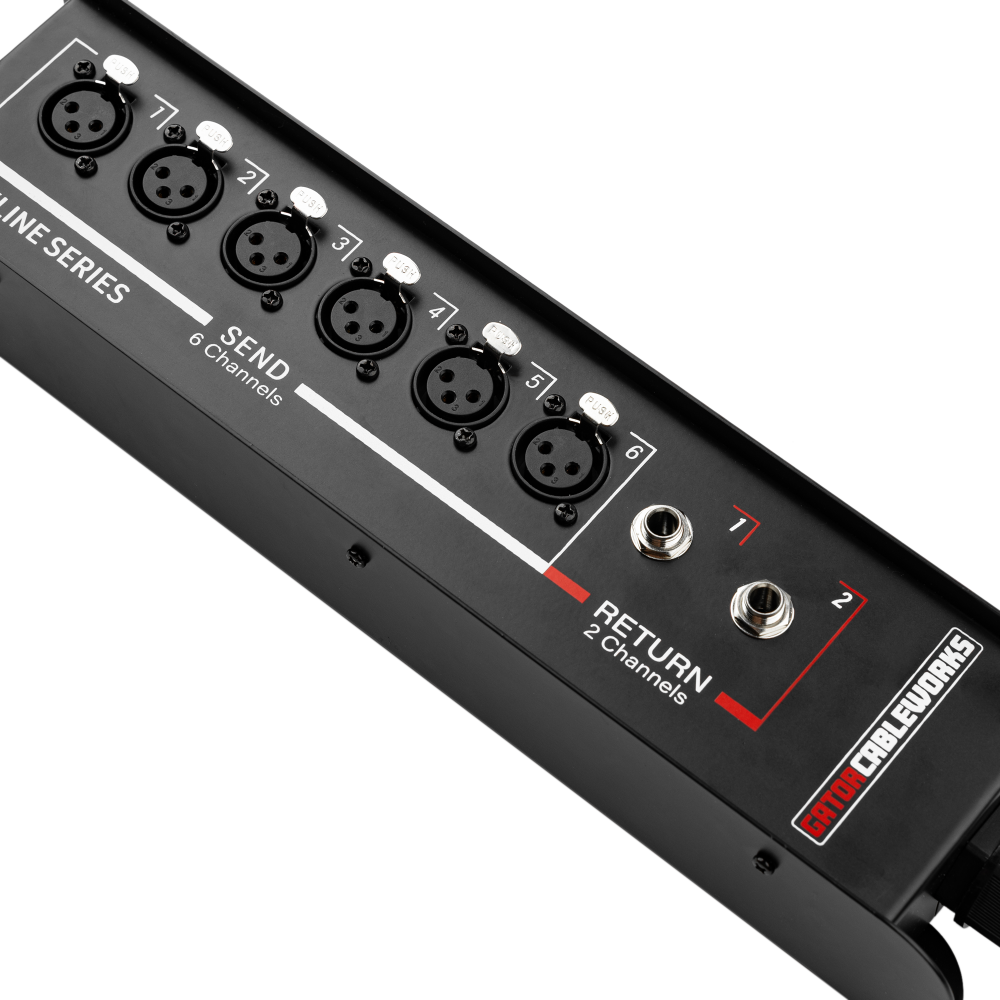 Gator Cableworks Backline 6-Channel Drop Snake with 2 Returns - view 3