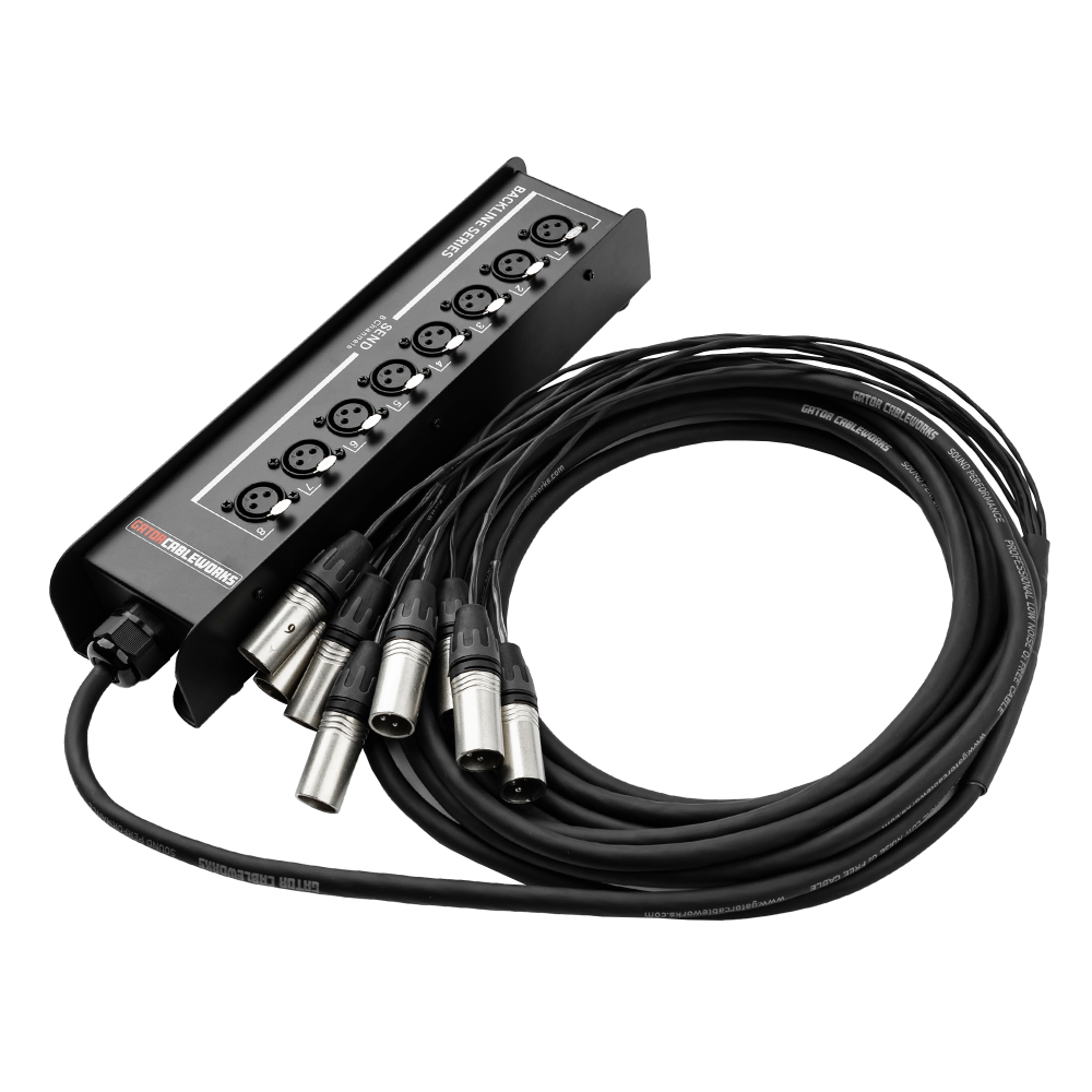 Gator Cableworks Backline 8-Channel Drop Snake product image