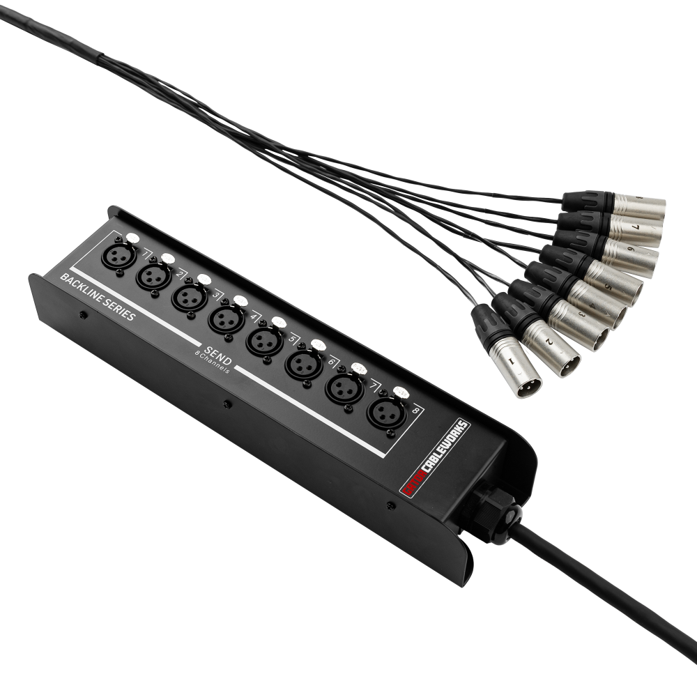 Gator Cableworks Backline 8-Channel Drop Snake - view 2