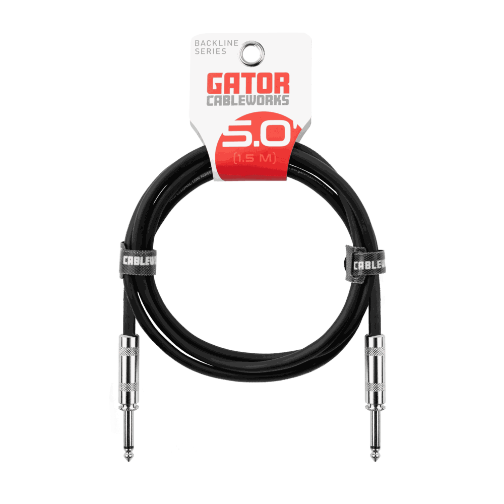 Gator Backline Series 5 Foot Strt to Strt Instrument Cable
