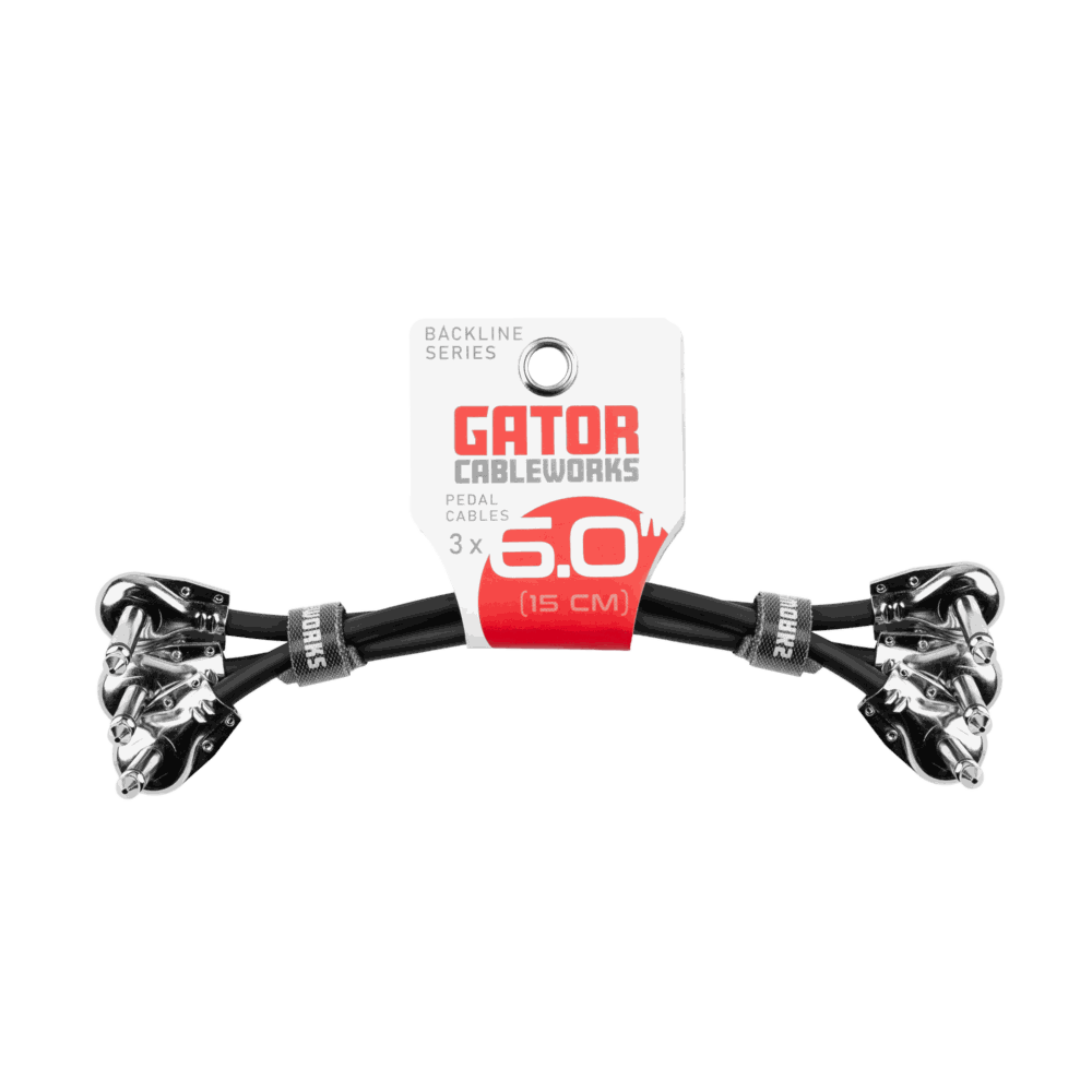 Gator Backline Series 3-Pack of 6 Inch RA to RA Patch Cables product image