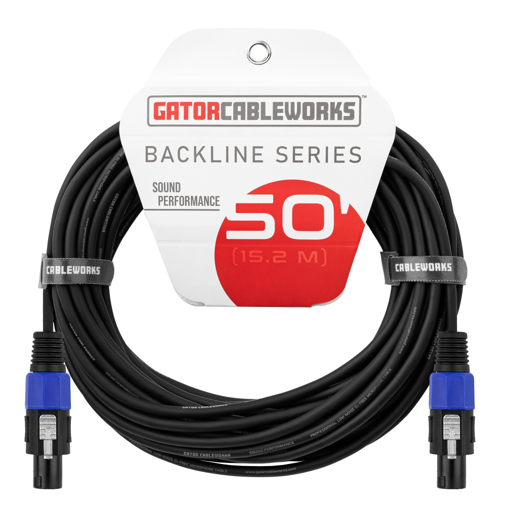 Gator 50 Foot Twist Lock Connector Speaker Cable product image