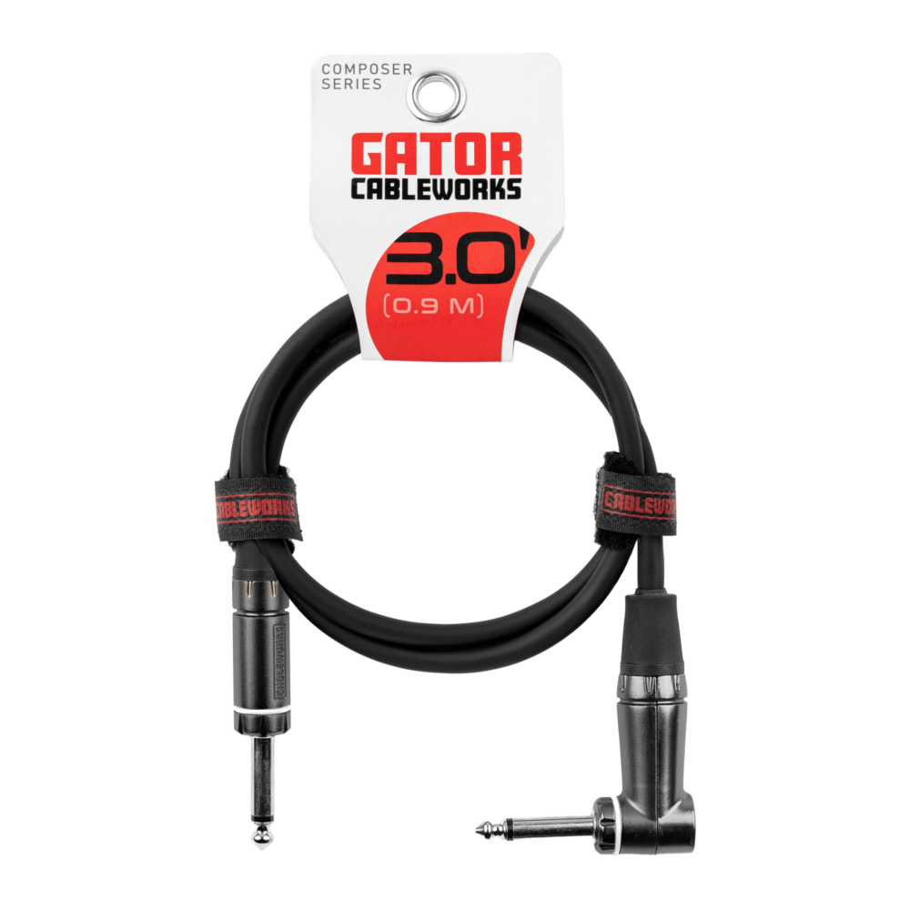 Gator Composer Series 3 Foot Strt to RA Instrument Cable product image