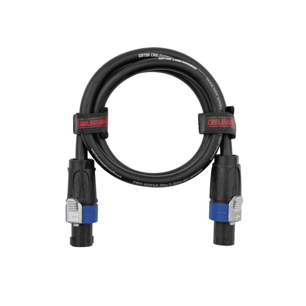 Gator Composer Series 3 Foot Twist Lock Connector Speaker Cable - view 2