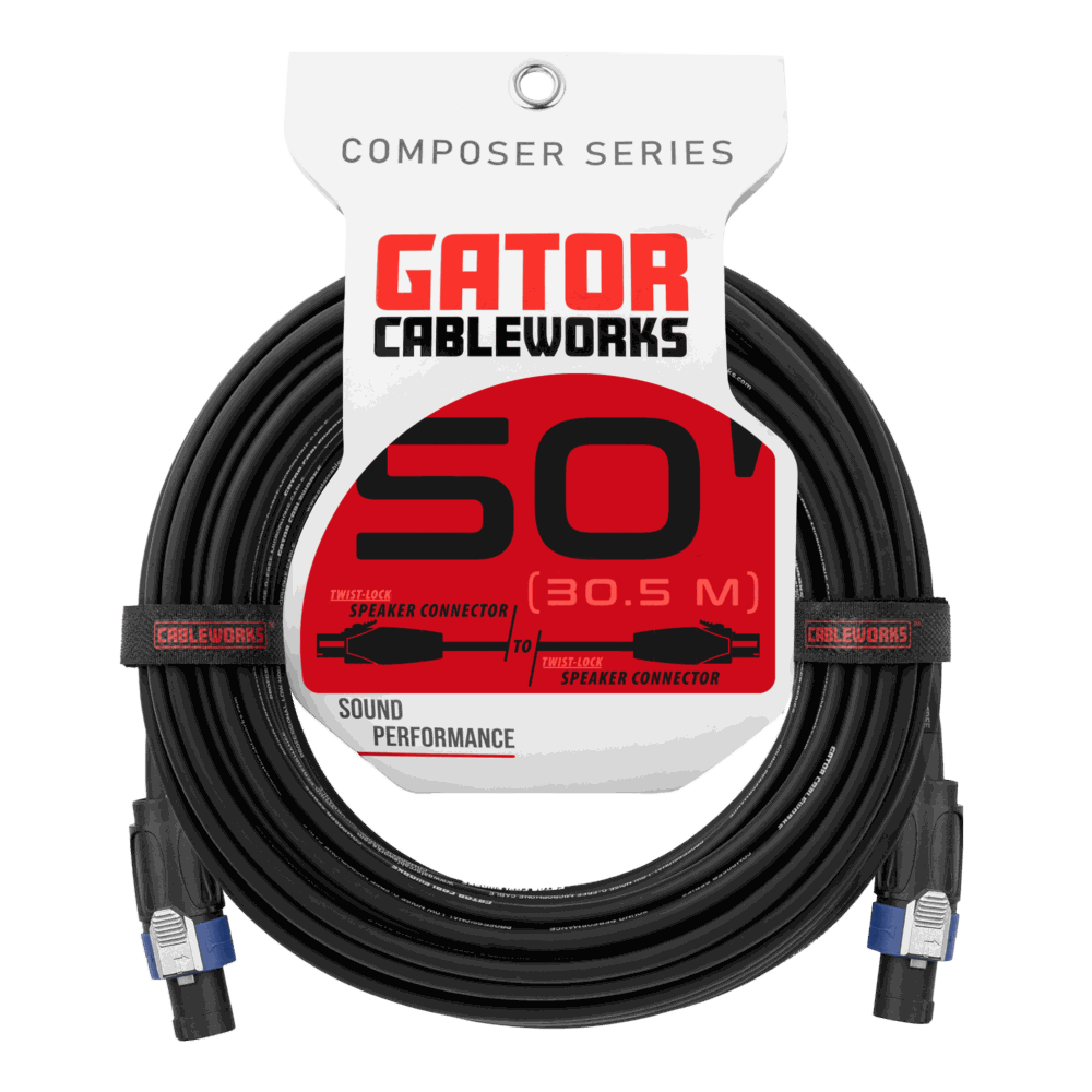 Gator 50 Foot Twist Lock Connector Speaker Cable - Composer Series product image