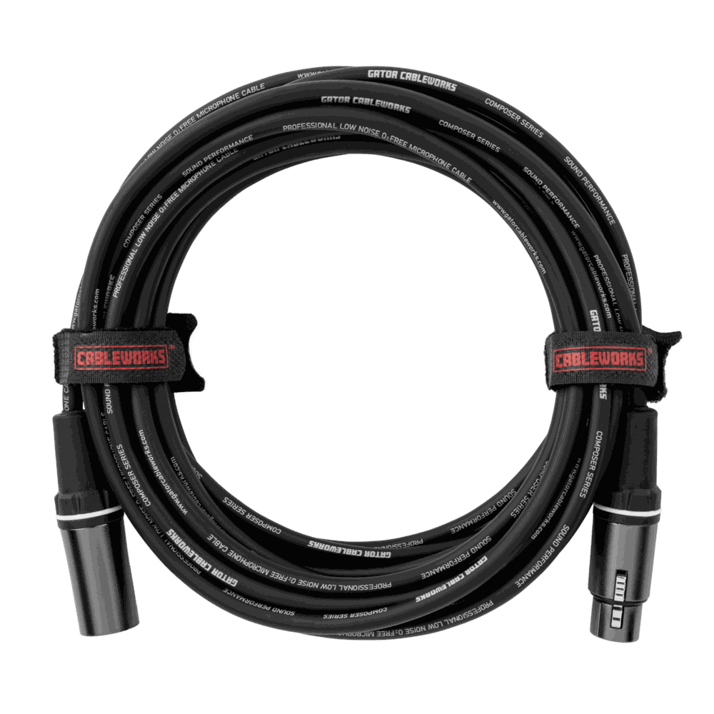 Gator Composer Series 15 Foot XLR Microphone Cable