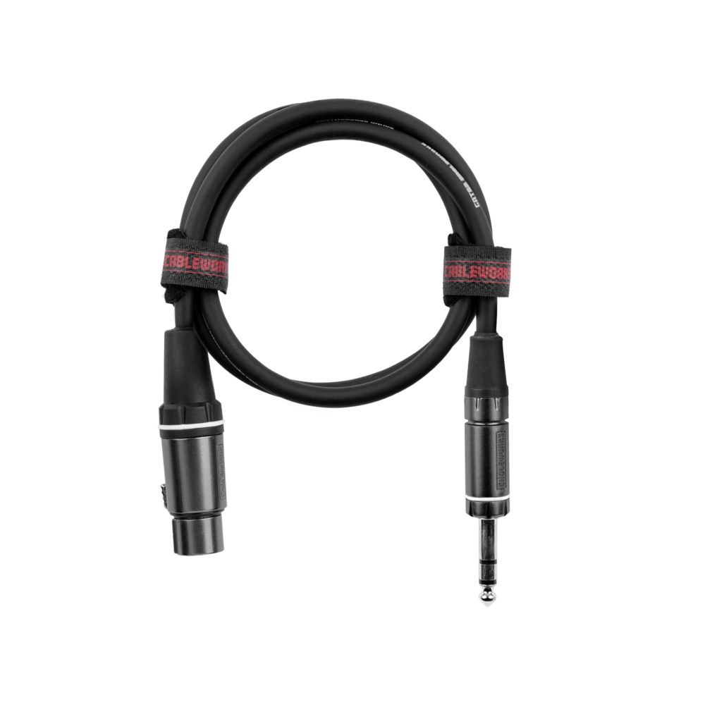 Gator 18 Inch XLR F to TRS Cable - view 2