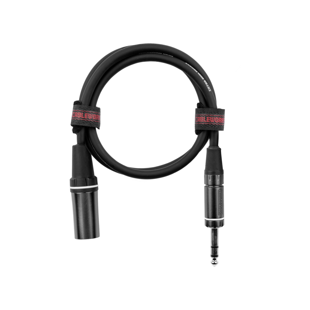 Gator 18 Inch XLR M to TRS Cable - view 2