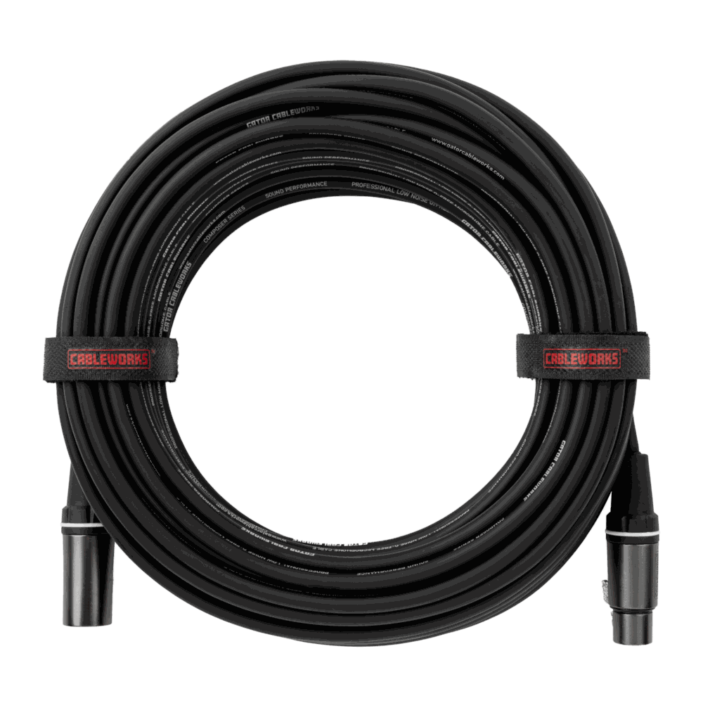 Gator GCWC-XLR-50 CableWorks Composer XLR Microphone Cable, 50 ft - view 2