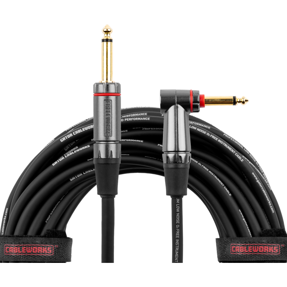 Gator Strt to RA Quiet Instrument Cable - view 2
