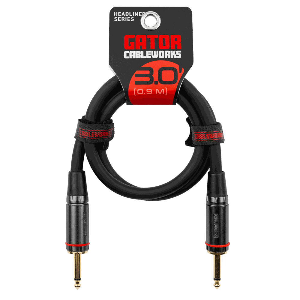 Gator Headliner Series 3 Foot TS Speaker Cable